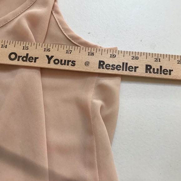 Moon Collection  size XL ballet pink / flesh tone camisole gold detail NWOT - Picture 9 of 15